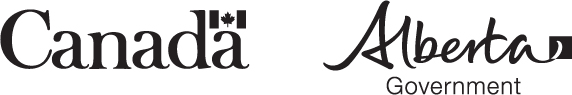 Logo: Government of Canada. Logo: Government of Alberta.