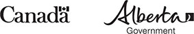 Logo: the Government of Canada. Logo: the Government of Alberta.