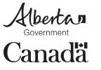 Logo: Government of Alberta. Logo: Government of Canada.